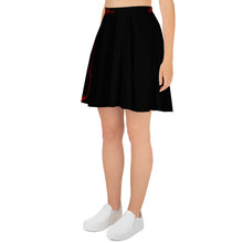 Load image into Gallery viewer, Slugg&#39;n blk w/red logo Skater Skirt
